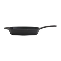 Mason Craft And More 10.25" Mcm Square Pan With Assist Handle Cast Iron Grill Pan