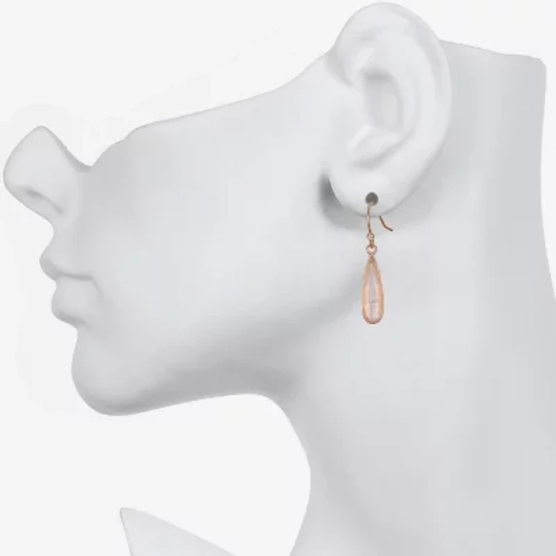 Bijoux Bar Delicates Womens Pear Drop Earrings