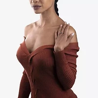 Silver Treasures Genuine Stone Sterling -Stone Band