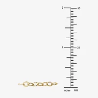 Womens 10K Gold 20 Inch Rolo Chain Necklace