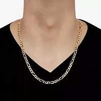 Mens 22 - 30 Inch 10K Gold Link Necklace