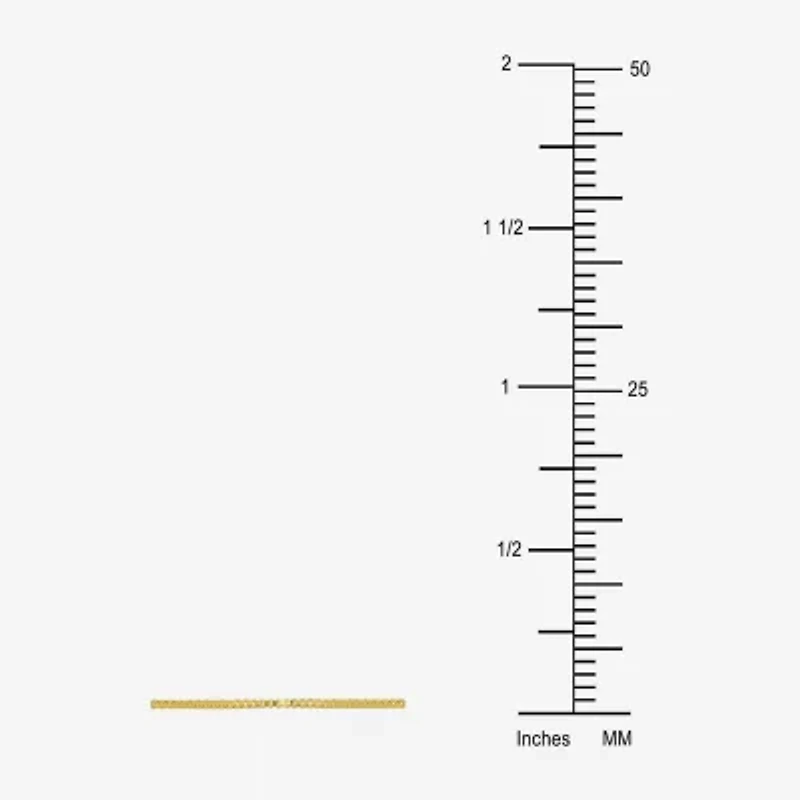 Made in Italy Womens 18K Gold 20 Inch Box Chain Necklace