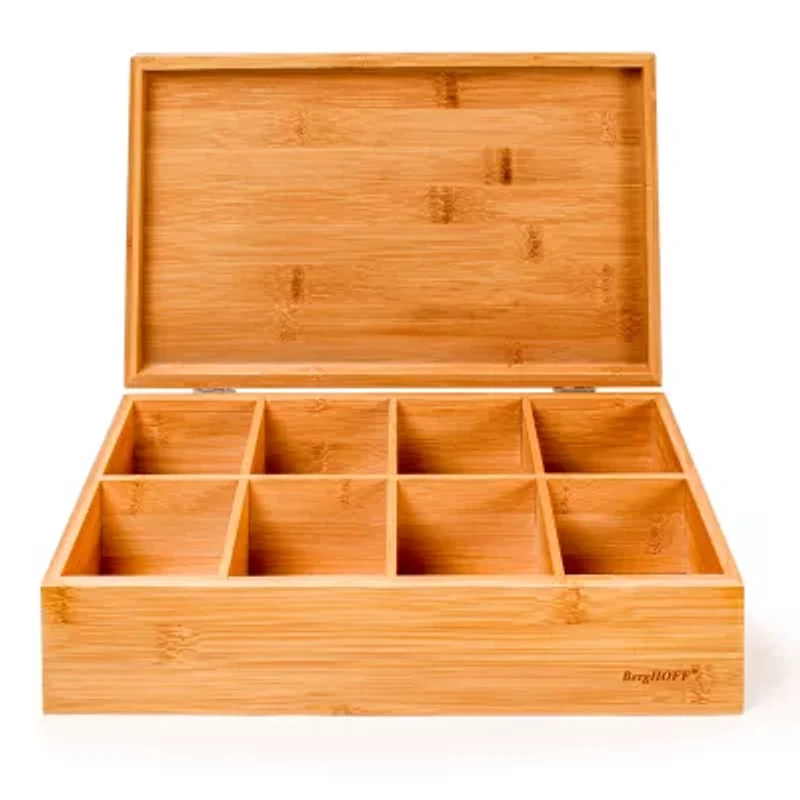 BergHOFF Bamboo 2-pc. Tea Box Flatware Caddy Set