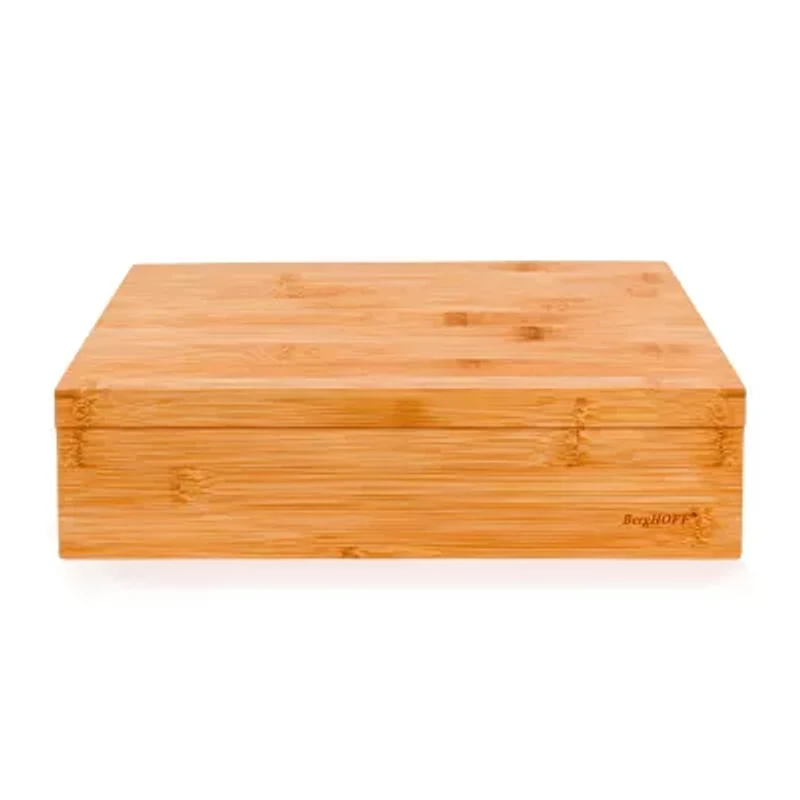 BergHOFF Bamboo 2-pc. Tea Box Flatware Caddy Set