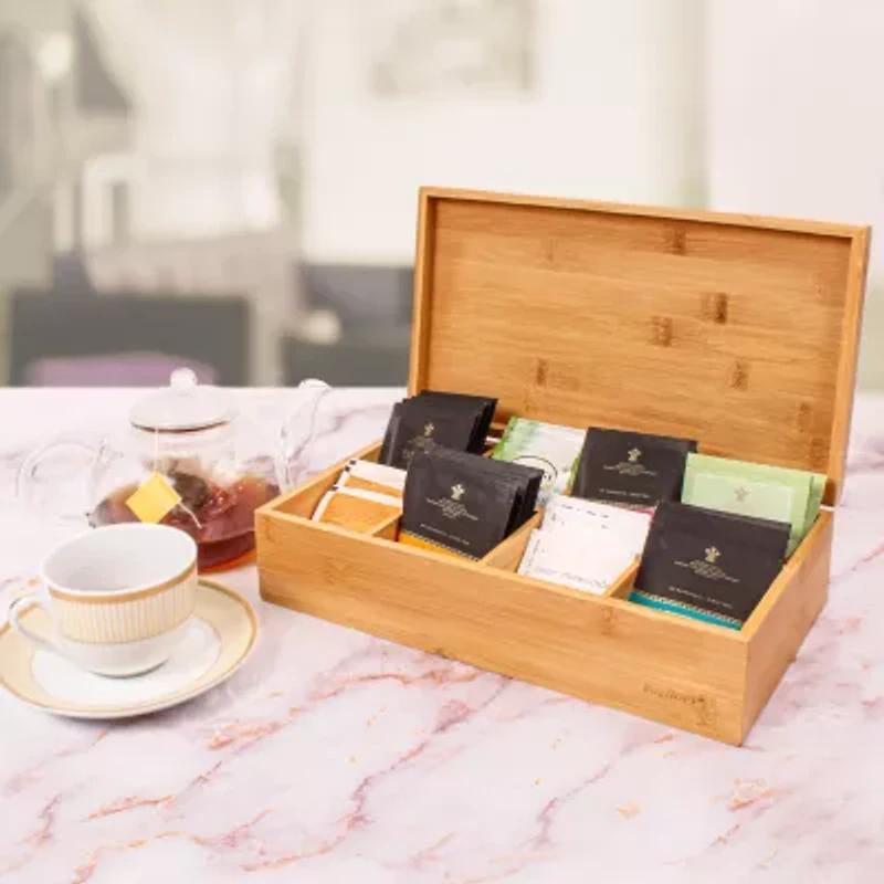 BergHOFF Bamboo 2-pc. Tea Box Flatware Caddy Set