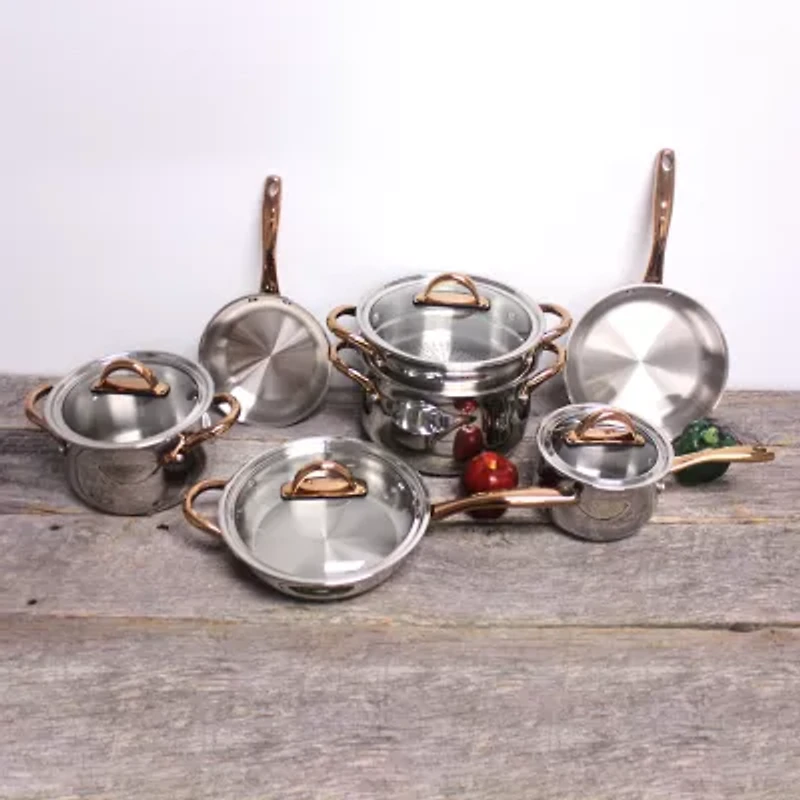 BergHOFF Ouro Stainless Steel 11-pc. Cookware Set