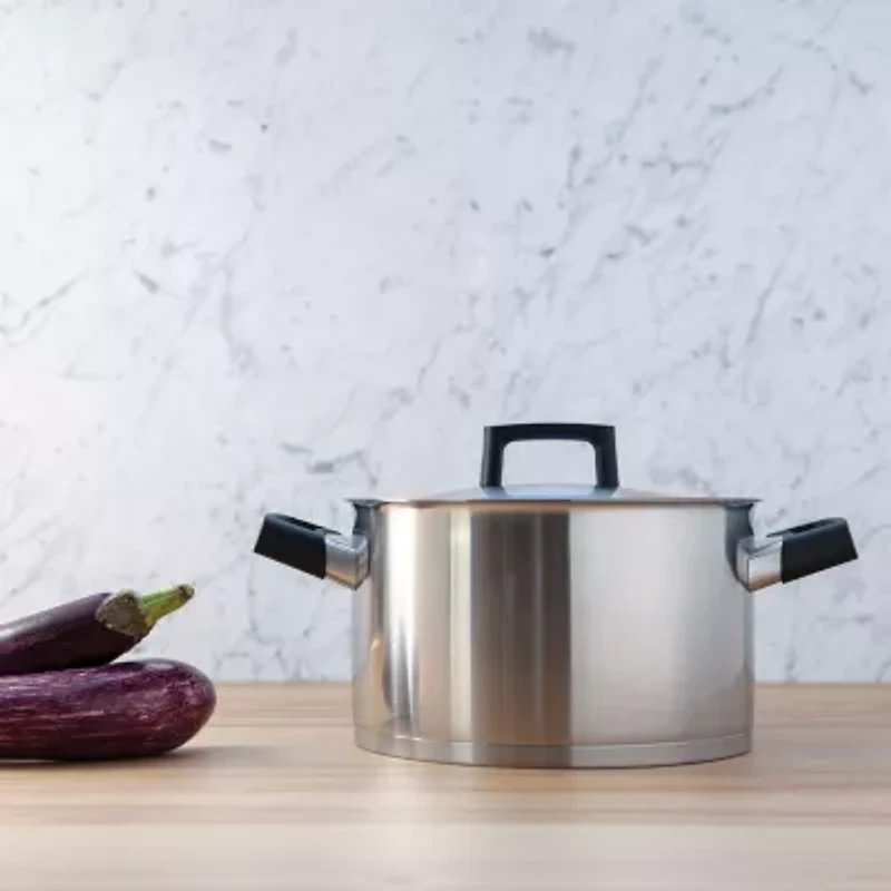 BergHOFF RON 18/10 Covered Stockpot 9.5" 6.8-qt."