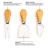 BergHOFF Bamboo 4-pc. Multi-level Cheese Board Set
