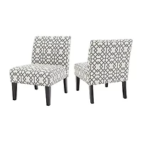 Kassi 2-pc. Upholstered Slipper Chair