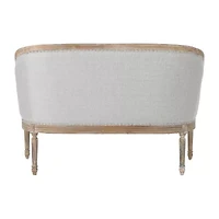 Faye Curved Slope-Arm Upholstered Loveseat