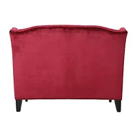 Leora Curved Slope-Arm Upholstered Loveseat