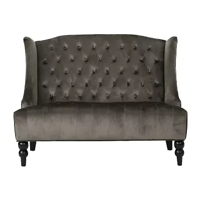 Leora Curved Slope-Arm Upholstered Loveseat