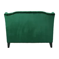 Leora Curved Slope-Arm Upholstered Loveseat