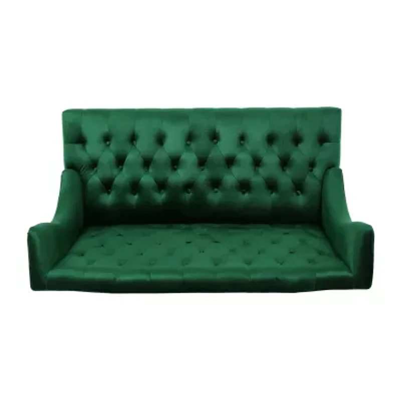 Leora Curved Slope-Arm Upholstered Loveseat