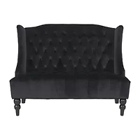 Leora Curved Slope-Arm Upholstered Loveseat