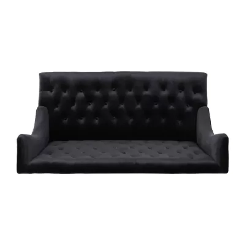 Leora Curved Slope-Arm Upholstered Loveseat