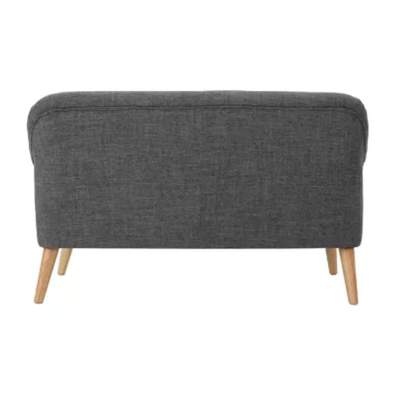 Mariah Roll-Arm Upholstered Loveseat