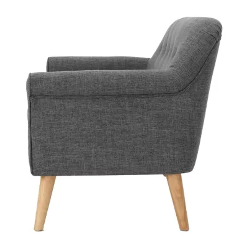 Mariah Roll-Arm Upholstered Loveseat
