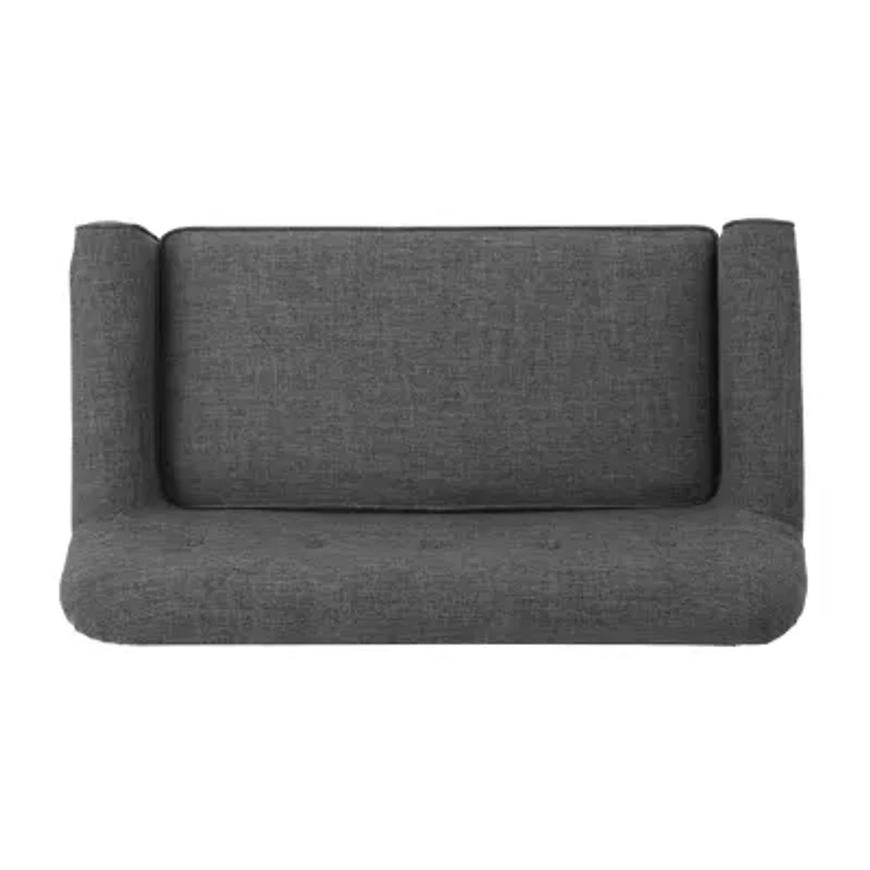 Mariah Roll-Arm Upholstered Loveseat