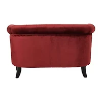 Milani Track-Arm Upholstered Loveseat