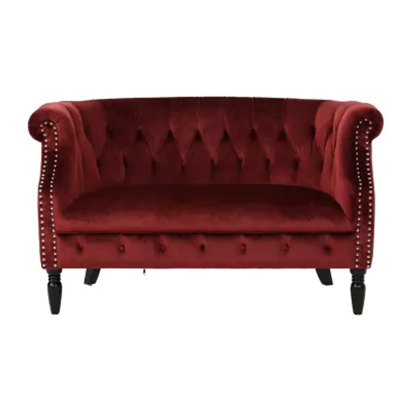 Milani Track-Arm Upholstered Loveseat