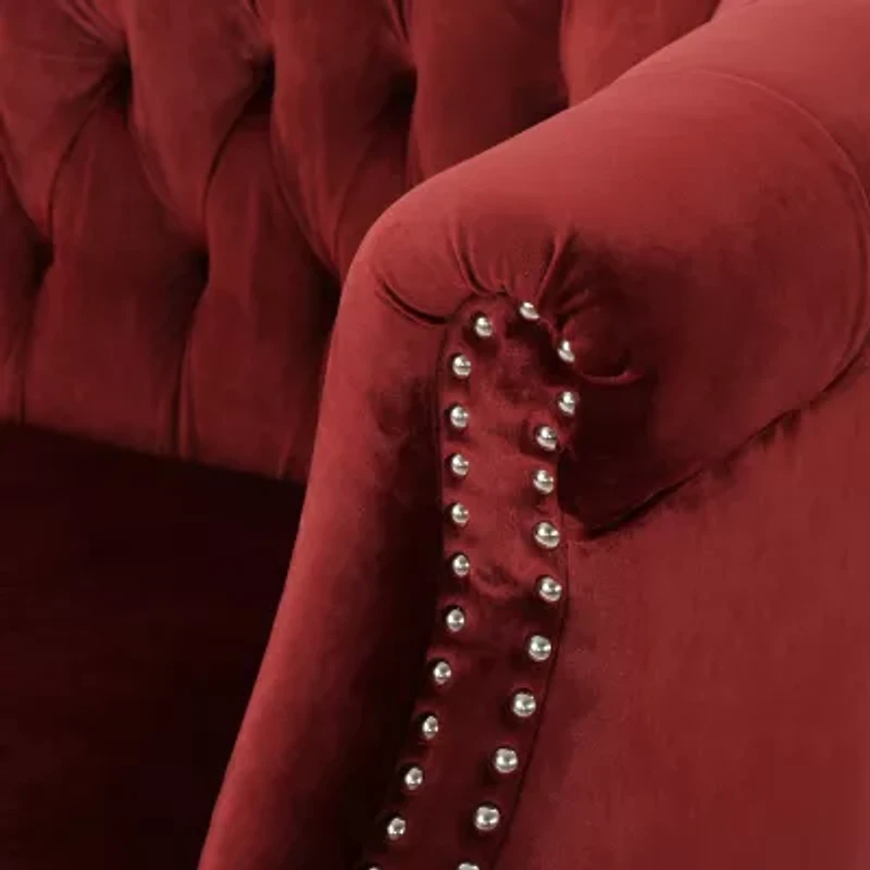 Milani Track-Arm Upholstered Loveseat