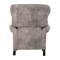 Walder Tufted Roll-Arm Recliner