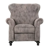 Walder Tufted Roll-Arm Recliner
