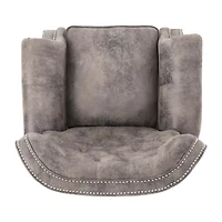 Walder Tufted Roll-Arm Recliner