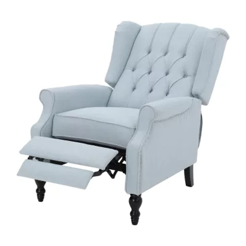 Walter Tufted Roll-Arm Recliner