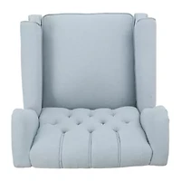 Walter Tufted Roll-Arm Recliner