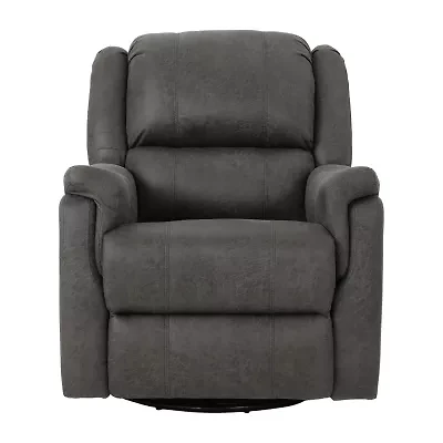 Jennette Swivel Sharkfin-Arm Recliner