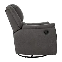 Jennette Swivel Sharkfin-Arm Recliner