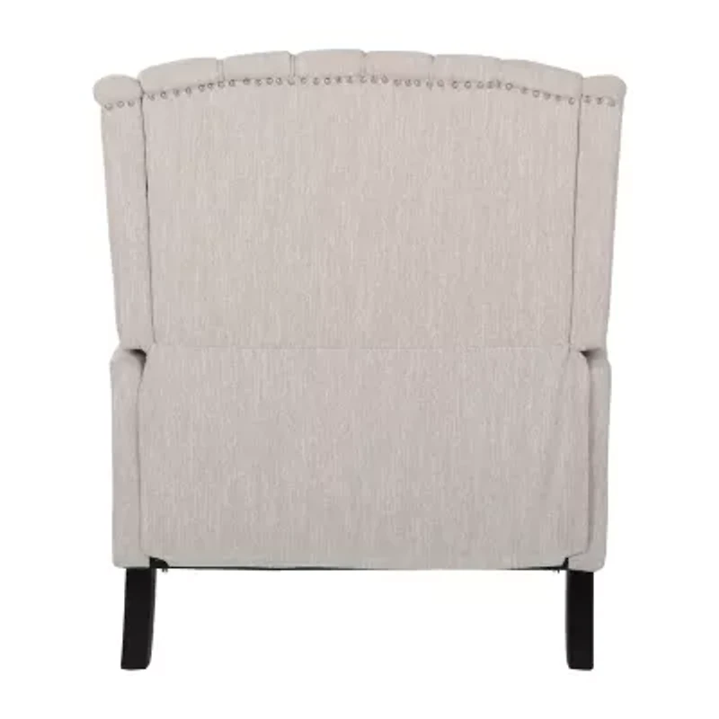 Apaloosa Tufted Roll-Arm Recliner