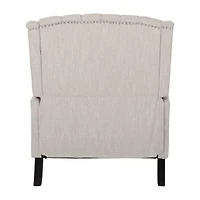 Apaloosa Tufted Roll-Arm Recliner