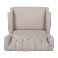 Apaloosa Tufted Roll-Arm Recliner