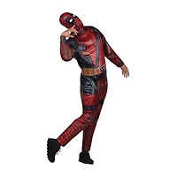 Mens Qualux Deadpool Marvel Costume