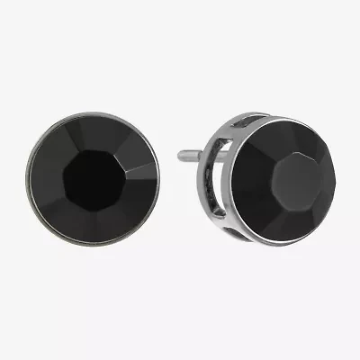 Mixit Black 10mm Stud Earrings