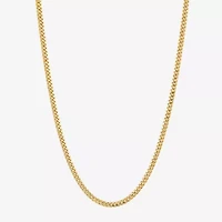 Unisex Adult 14K Gold 22 Inch Curb Chain Necklace