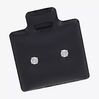 Cubic Zirconia 14K Gold 7mm Stud Earrings