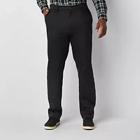St. John's Bay Universal Easy Care Extender Mens Classic Fit Big and Tall Flat Front Pant