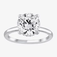 (G / Si2) Womens 3 1/3 Ct. T.W. Lab Grown White Diamond 14K Gold Round Solitaire Bridal Set