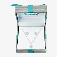 Effy  (G / Si1-Si2) Womens 5/8 CT. T.W. Lab Grown White Diamond 2-pc. Pendant Necklace Set