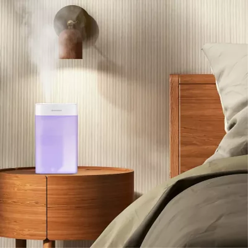 HoMedics Top-Fill 50hr Ultrasonic With Night Light Humidifier