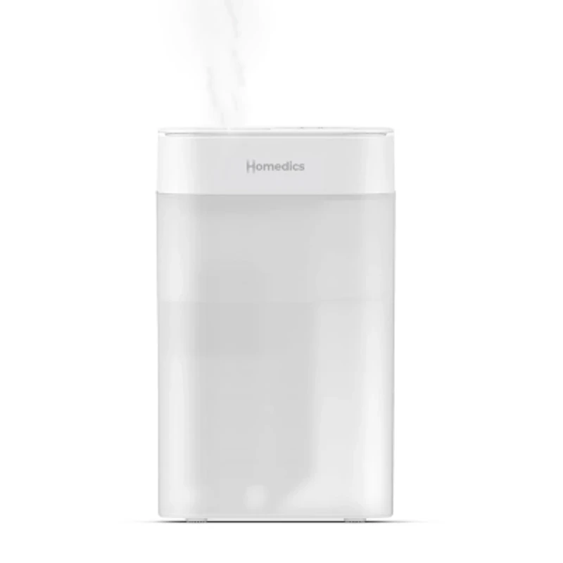 HoMedics Top-Fill 50hr Ultrasonic With Night Light Humidifier