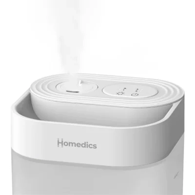 HoMedics Top-Fill 50hr Ultrasonic With Night Light Humidifier