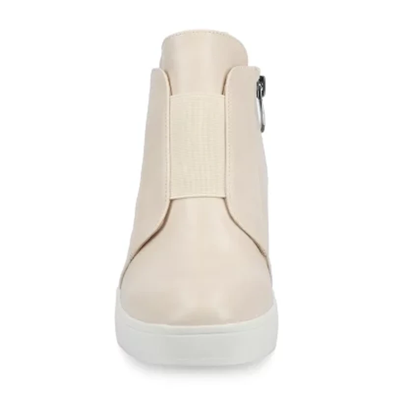Journee Collection Womens Clara Wedge Sneaker