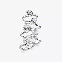 (H-I / Si2) Womens 1 1/2 CT. Lab Grown White Diamond 14K Gold Round Solitaire Engagement Ring