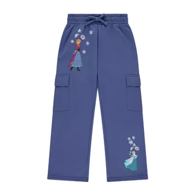 Disney Collection Little & Big Kid Girls 2-pc. Anna Elsa Pant Set