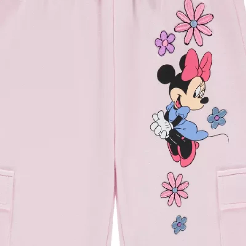 Disney Collection Little & Big Kid Girls 2-pc. Mickey Mouse Minnie Pant Set